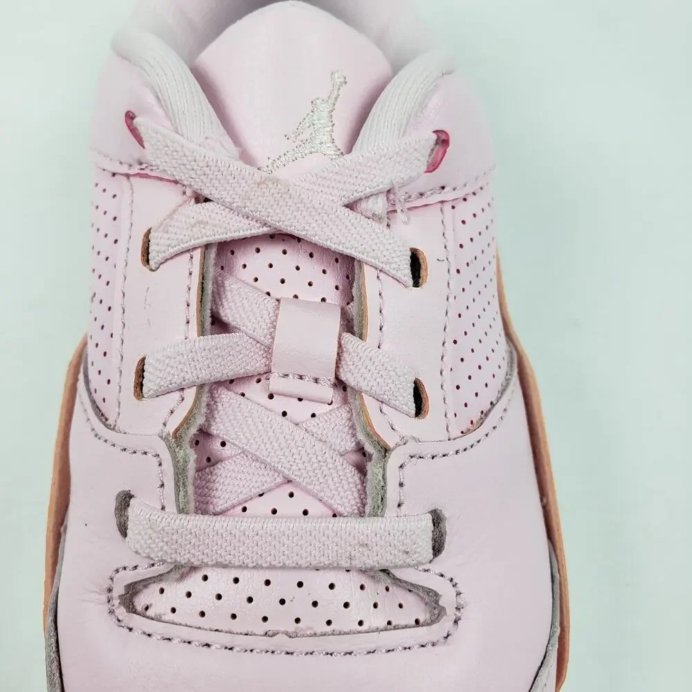 Nike Air Jordan Flight Court Toddler Girls Size 9c Pink Foam Sail Muslin Shoes
